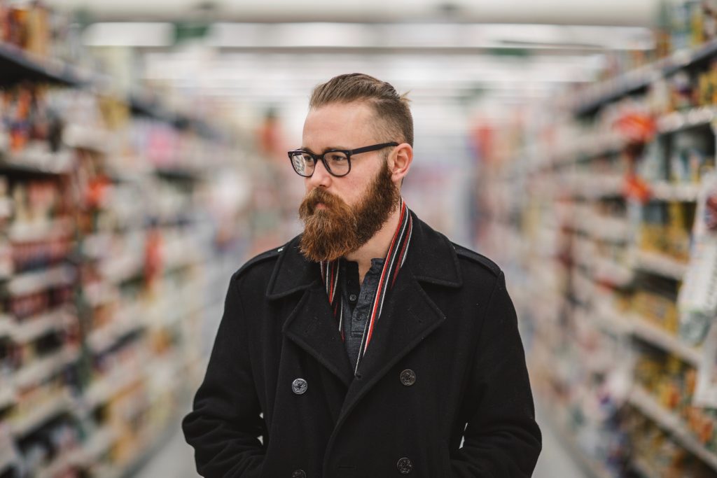 Well dressed man with a beard 